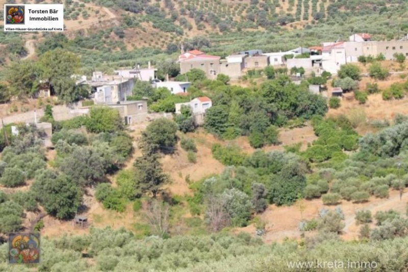 Gergeri Kreta, Südküste, Dorfhaus mit zwei Schlafzimmern auf einem großen Grundstück in Gergeri Haus kaufen
